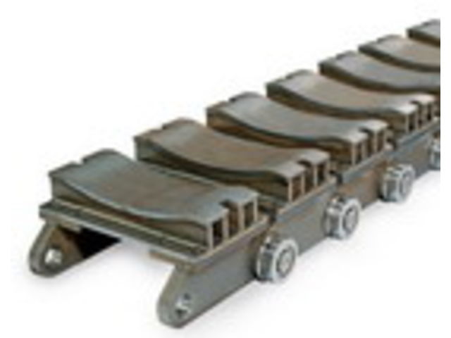 Chaîne de transport de bobine d'acier pour l'industrie sidérurgique