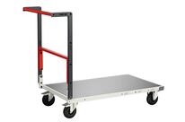 Chariots dossier repliable plateau tôle galva 250 kg