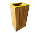 Poubelle urbaine ouverte en bois | Wood Open