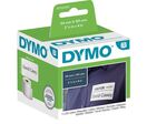Dymo - Étiquettes d'expédition/badge nominatif - Blanc 101x54mm - 220 étiquettes/rouleau - Papier recyclable