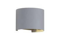 Applique Murale LED 6W IP54 Forme Arrondie - Blanc Chaud 2300K - 3500K / Gris