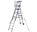 Duarib - Plateforme XT9 Perform 6 à 9 marches - Aluminium - Charge 150kg - Hauteur travail 4.30m - PIR - Garantie 5 ans