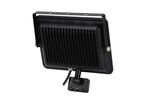 Projecteur LED Détecteur de Mouvement Crépusculaire 50W Extra Plat IP65 NOIR - Blanc Neutre