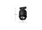 Spot LED Zoomable 10W pour Rail Magnétique M05 48V - Blanc Neutre 4000K - 5500K