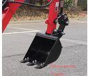 Godet 350 mm à 2 dents pour pelleteuse - pelle rétro ATV MW Tools GMAC1