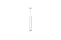 Suspension Luminaire Biseautée GU10 IP20 50cm - Blanc/Or