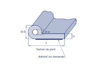 Joint extrudé profil P