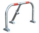 Manutan Expert - Barrière de parking en acier gris - 75 cm - Fermeture par cadenas - Garantie 10 ans