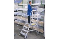 Plateforme roulante industrielle | Plateforme aluminium simple accès