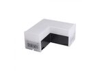 Connecteur 8W en L pour Suspension Linéaire Fine Noire 40W - Blanc Neutre 4000K - 5500K