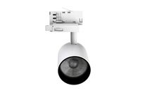 Spot LED sur Rail Blanc Triphasé 24W 36° TRIAC Dimmable - Blanc Neutre 4000K - 5500K