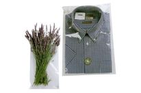 Sachet plastique avec bande adhésive