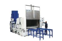 Machine de nettoyage rotatives par arrosage sous pression à chargement frontal | Laborex