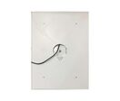 Miroir LED Rectangulaire 35W 60x80cm + Interrupteur Tactile ALU pour Salle de Bain