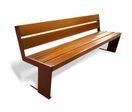 Banc Quatro acier corten 2000 mm