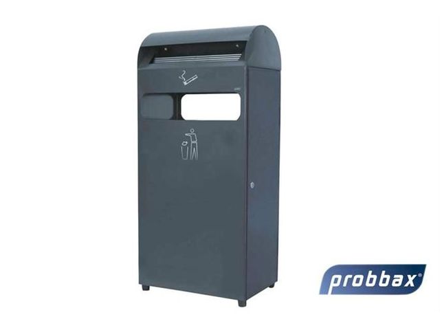 CENDRIER SUR PIED 4.7 L + POUBELLE 48 L / 480 X 250 X 990 CM