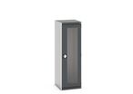 Armoire à portes transparentes CUBIO - Hauteur 1600 mm