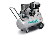 Compresseur mobile à entraïnement par courroie à huile cuve galvanisée 100 L 4 kW / 5,5 Ch 15 bars 575 l/min 400V Aircraft AIRPROFI 703/100/15