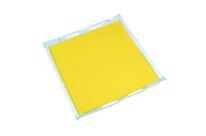 Pig - Plaque d&amp;#039;obturation économique 60x60cm Jaune - Polyuréthane - Barrage antipollution et système de déviation de fuite