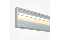 Profilé Aluminium Plinthe Couleur Gris Métallique 2M pour Ruban LED 10mm