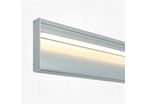 Profilé Aluminium Plinthe Couleur Gris Métallique 2M pour Ruban LED 10mm