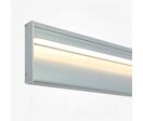Profilé Aluminium Plinthe Couleur Gris Métallique 2M pour Ruban LED 10mm