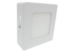 Plafonnier LED 6W Carré - Blanc Neutre 4000K - 5500K