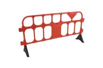 Manutan Expert - Barrière de protection plastique rouge - 2000mm x 990mm - Intérieur/Extérieur - Polyéthylène haute densité - Garantie 10 ans