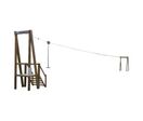 Jeu La Tyrolienne en bois 25 m