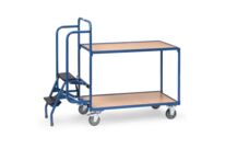 Chariot préparateur de commandes avec marchepied | 2105 