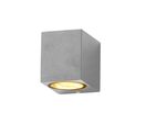 Applique Murale LED IP44 Rectangle pour Ampoules GU10 - Gris