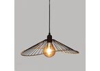 Suspension Métal Noir 45 cm pour ampoule E27