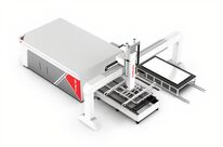 Machine de découpe laser de métaux de moyenne à grande épaisseur avec système de chargement | DXTECH