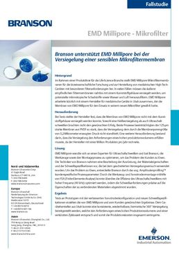 Microfiltration Millipore EMD