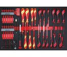 Jeu de tournevis et embouts Foam4x4 tray TX- TPX- PLAT- PH- PZ 98 pièces Teng Tools TTEMD98N
