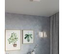 Applique Murale Bois 2 rectangles de Verre pour Ampoule E27 - Blanc