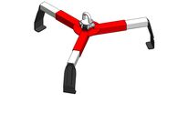 Pince à fûts manuelle 3 points pour fûts plastique à 3 encoches | 920 000 0168