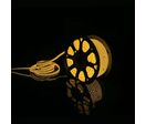 Ruban LED Fin 50M 220V Recoupable 20cm IP65 2835 120LED/m - Blanc Neutre 4000K - 5500K