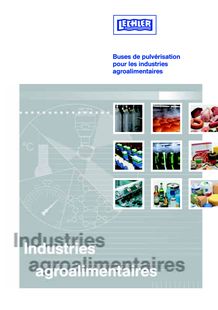 Buses et systèmes de pulvérisation pour l'industrie Agroalimentaire