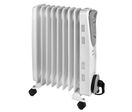 Manutan Expert - Radiateur bain d'huile Rad 2000W - Blanc - 2000W - 55 m² - Thermostat d'ambiance