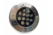 Spot Extérieur Encastrable LED IP65 220V Sol 12W 60° - Blanc Chaud 2300K - 3500K