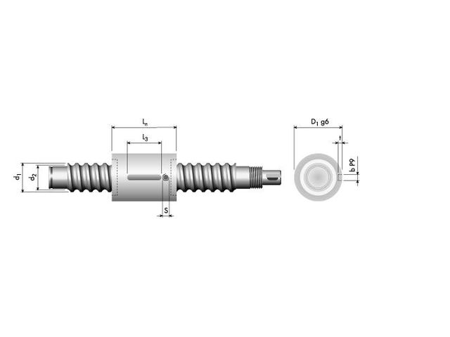 Ecrou cylindrique «ZYR»