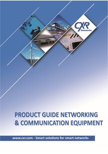 Product Guide Networking & Communication Equipment