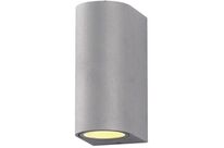 Applique Murale LED IP44 Double Faisceau GU10 - Gris