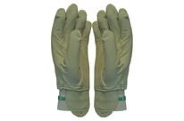 Gant de protection cuir vert grand confort travaux extérieurs