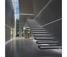 Profilé Aluminium encastrable 2m Blanc avec Couvercle Blanc Opaque