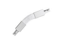 Connecteur flexible pour Rail Triphasé Blanc