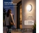 Applique Murale Hublot avec détecteur de mouvement et lumière IP44 15W 90lm/w - Blanc Neutre