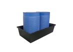 Bac de rétention 300L 2 fûts sans caillebotis