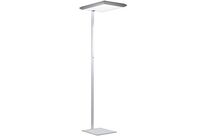 Manade - Lampadaire Silhouette Gris Aluminium H:190cm - Orientable - Éco-responsable